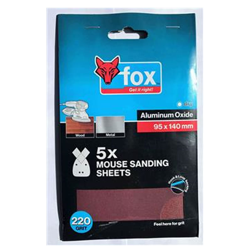 FOX ABRASIVE SANDING SHEET - VELCRO